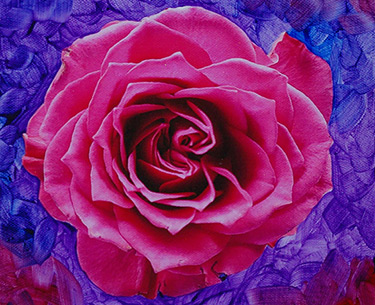 Leon Clemons super-realistic art - Rose 9